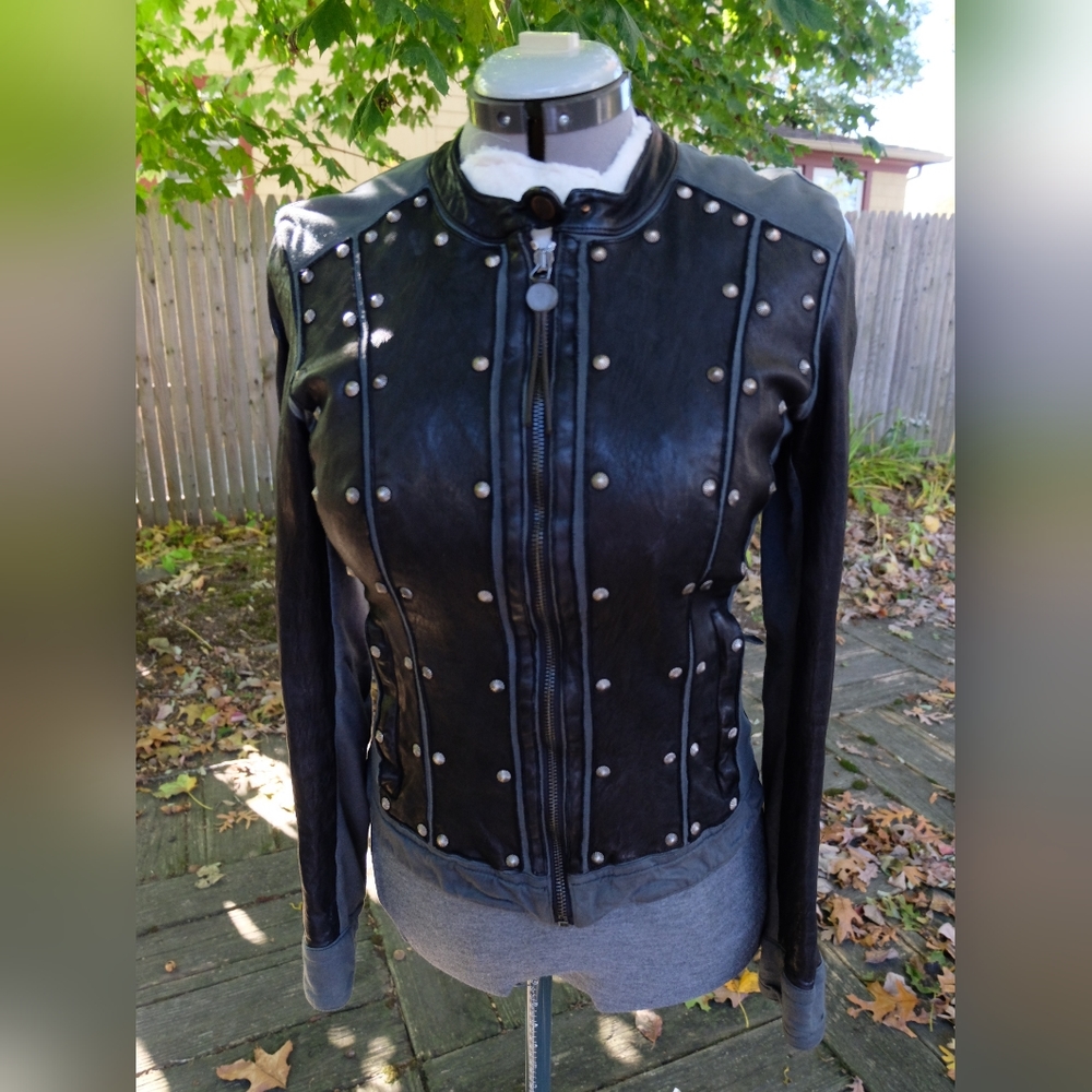 Unique Italian Leather Jacket like new